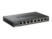 Ethernet Switch, DES-108/E, Unmanaged, Desktop, 10/100 Mbps (RJ-45) ports quantity 8, 60 month(s)