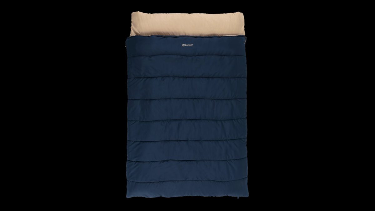 Outwell Contour Lux Deep Blue, Sleeping Bag, 220 x 145 cm, Temperature -22 to 12 °C, Both Side Zipper