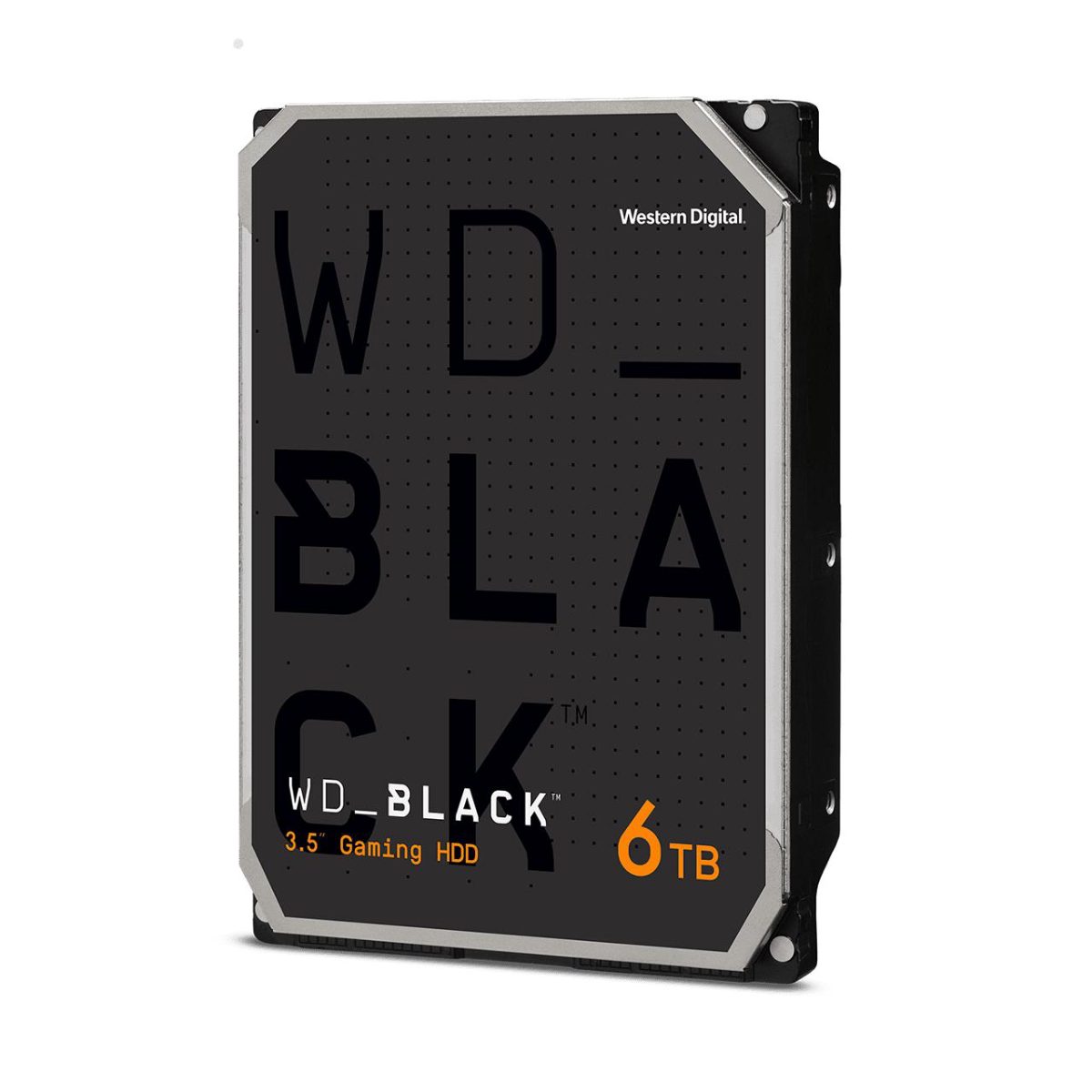 HDD, WESTERN DIGITAL, Black, 6TB, SATA, 128 MB, 7200 rpm, 3,5", WD6004FZWX