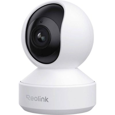Reolink 4K Dual-Band Wi-Fi 6 Indoor Camera with Auto Tracking, E Series E340, PTZ, 8 MP, 2.8-8mm/F1.6, Micro SD, Max. 512GB