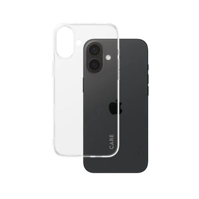 CARE by PanzerGlass Case Fashion X-Ray Soft Basic, Back protection, Apple, iPhone 16 Plus, Recycled plastic, Transparent