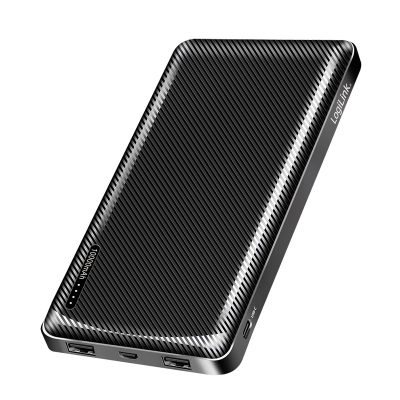 Logilink Power bank, Li-Po, 2x USB-A, USB-C, PA0316, 10000 mAh, Black
