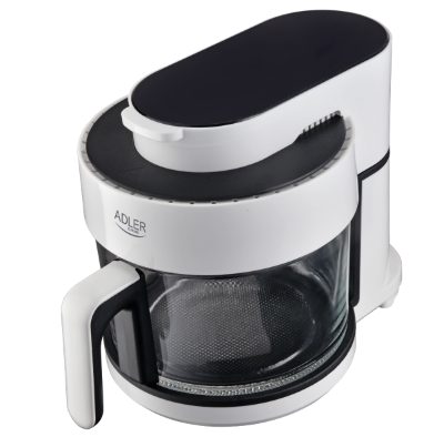 Adler Air Fryer Oven with Glass Bowl, AD 6316, Power 1200 W, Capacity 3 L, Convection, White/Black