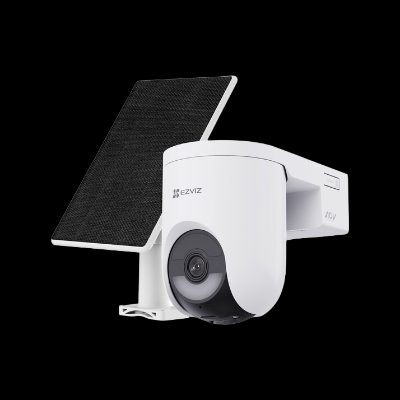 EZVIZ Battery-Powered PT Camera Kit with Solar Panel, CS-HB8c, Dome, 4 MP, 4mm, IP65, H.264/H.265, Micro SD, Max. 512 GB