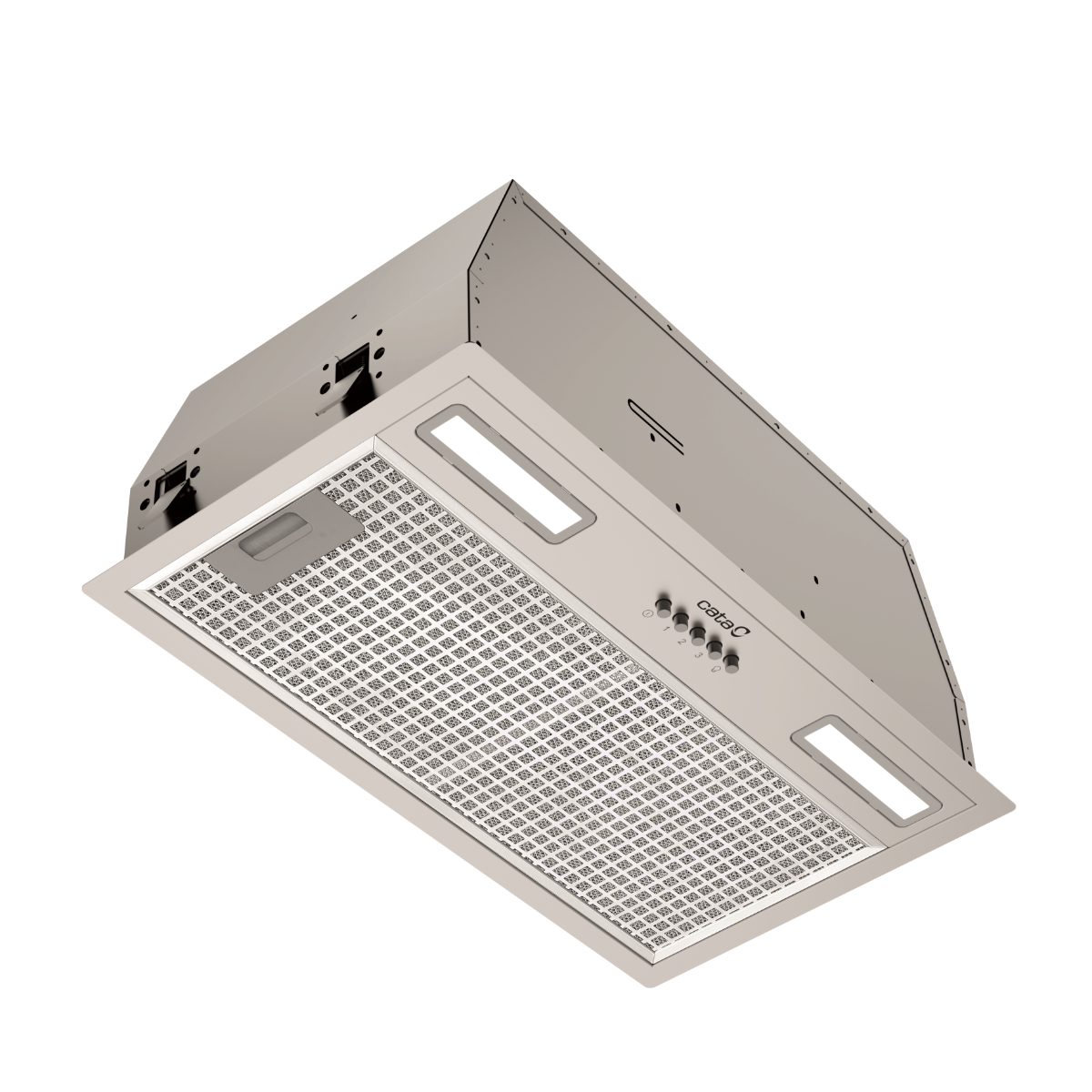 CATA GA 52 LUX, Hood, Canopy, Energy efficiency class A, Width 52 cm, Mechanical, 403 m³/h, LED, Stainless steel