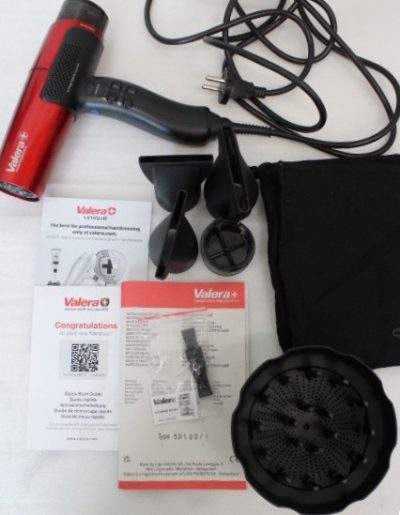 Matrixcare AI Professional Hair Dryer, 501.00 MA MR, Number of temperature settings 9, Ionic function, Black/Red, DAMAGED PACKAGING, SCRATCHED PARTS