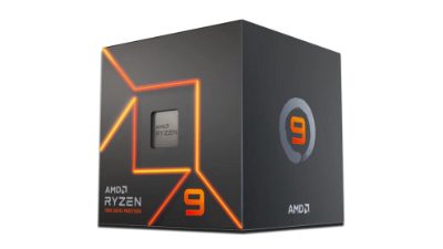 CPU, AMD, Desktop, Ryzen 9, 7900, Raphael AM5, 3700 MHz, Cores 12, 64MB, Socket SAM5, 65 Watts, GPU Radeon, BOX, 100-100000590BOX