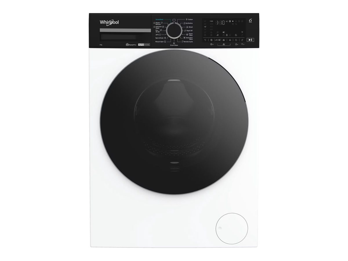 Washing machine, WPM 87W ADS EE, Energy efficiency class A, Front loading, Washing capacity 8 kg, 1400 RPM, Depth 55 cm, Width 60 cm, Display, Digital, White