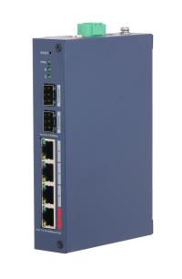 Switch, DAHUA, CHS4206-4ET-90, Switch type Managed, Switch layer L2, Form factor Desktop, 4xRJ-45 ports, RJ-45 Ports Type Fast Ethernet (10/100), 4xFast Ethernet (copper) ports quantity, Power over Ethernet (PoE) Yes, Total Power over Ethernet (PoE) budget 90 W