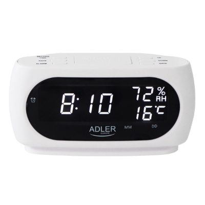 Adler LED clock with thermometer, AD 1186