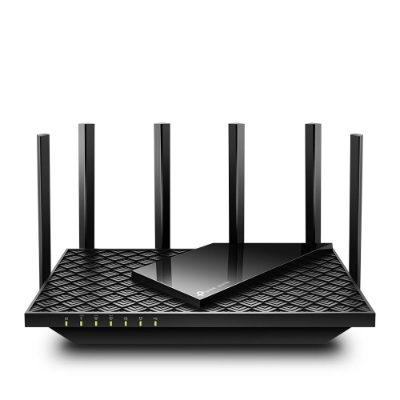 AXE5400 Tri-Band Gigabit Wi-Fi 6E Router, Archer AXE75, 802.11ax, 10/100/1000 Mbit/s, Ethernet LAN (RJ-45) ports 4, Mesh Support Yes, MU-MiMO No, No mobile broadband, Antenna type External, 1