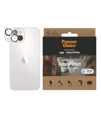 Camera Lens Protection, PicturePerfect, Apple, iPhone 14/14 Plus, Glass, Transparent