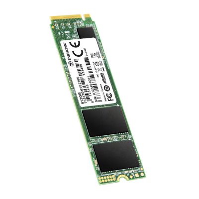 SSD, TRANSCEND, 512GB, NVMe, Write speed 2100 MBytes/sec, Read speed 3300 MBytes/sec, Form Factor M.2, MTBF 2000000 hours, TS512GMTE220S