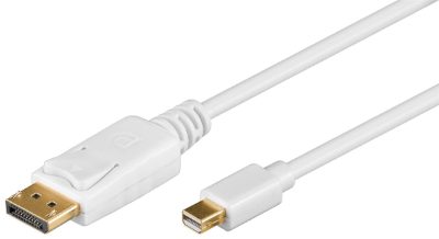 Goobay 52859 Mini DisplayPort adapter cable 1.2, gold-plated, 2m, Goobay, DP to mini-DP