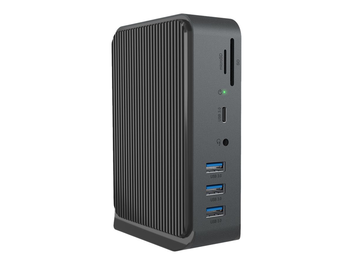 Icy Box 13-in-1 USB Type-C and Type-A dock with dual video output, IB-DK2261AC, Dock, Ethernet LAN (RJ-45) ports 1, USB 3.0 (3.1 Gen 1) Type-C ports quantity 1, USB 2.0 ports quantity 3, HDMI ports quantity 2, Ethernet LAN