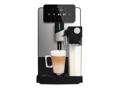 Cecotec Coffee machine, Cremmaet Latte Jar, Pump pressure 19 bar, Automatic, Built-in milk frother, Black/Silver, 1500 W