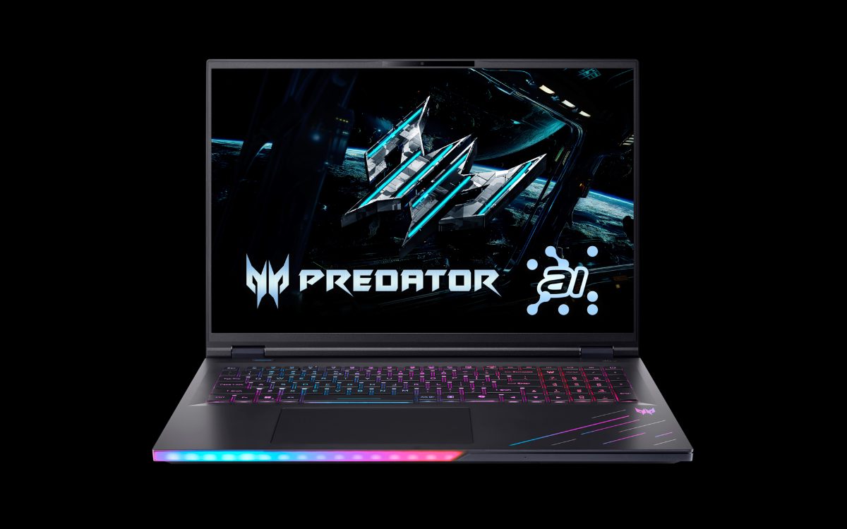 Predator Helios 18 AI PH18-73-97WE, Abyssal Black, 18 ", IPS, WQUXGA, 3840 x 2400 pixels, Intel Core Ultra 9, 275HX, 128 GB, DDR5, Solid-state drive capacity 2000 GB, NVIDIA GeForce RTX 5090, GDDR7, 24 GB, Windows 11 Pro, Bluetooth version 5.4, Keyboard language US international, Keyboard backlit, Warranty 24 month(s)