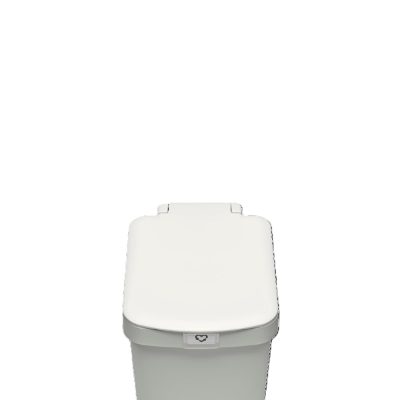 BRABANTIA atkritumu tvertne ar pedāli StepUp,16 l, Light Grey