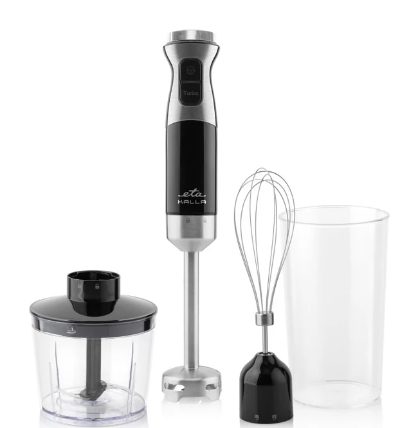 ETA Hand blender, Kalla 3062 90000, Hand blender, 800 W, Number of speeds 7, Turbo mode, Black/Stainless steel
