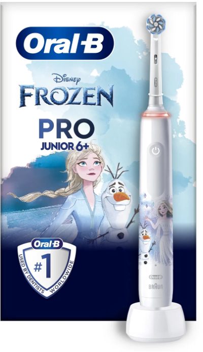 Electric Toothbrush, Frozen Pro Series 3, Rechargeable, For kids, Number of brush heads included 1, Number of teeth brushing modes 3, White