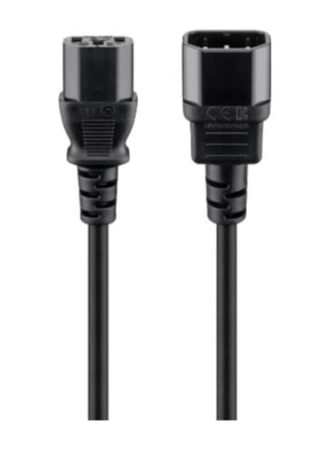 Cold-device extension cord, 39203, Black