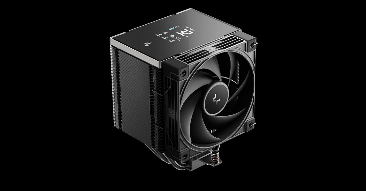 Deepcool CPU Air Cooler, AK500 G2 DIGITAL NYX, Black, Intel, AMD