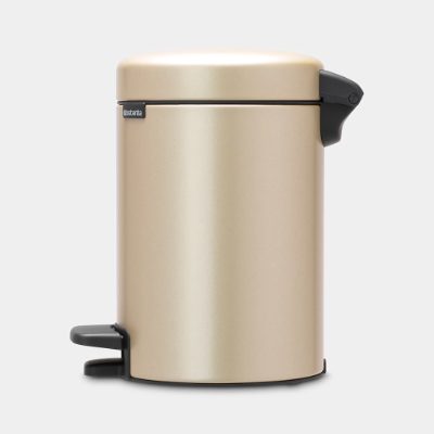 BRABANTIA atkritumu tvertne ar pedāli NewIcon, 3 l, Champagne