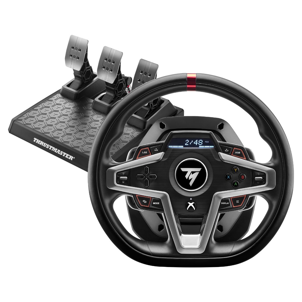 Steering Wheel, T248X, Black, Game racing wheel