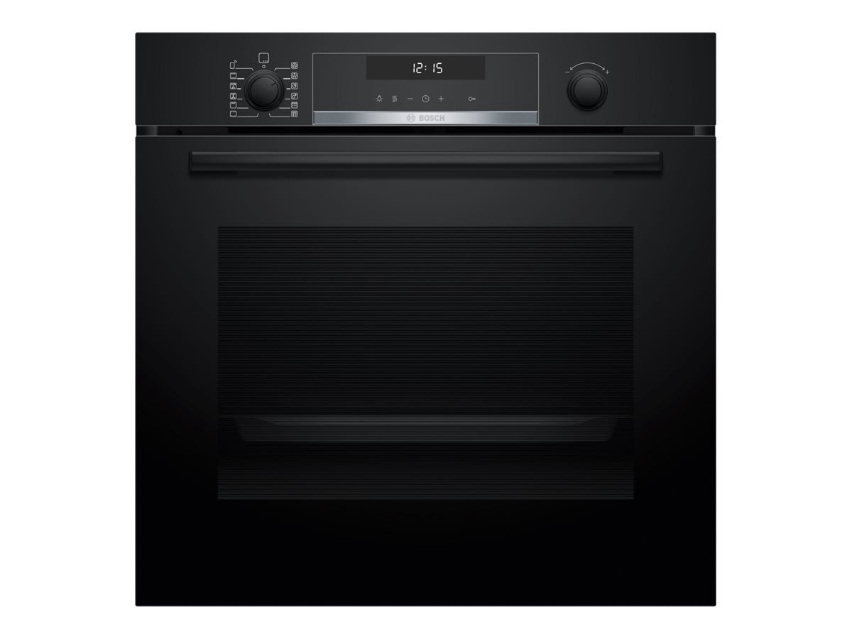 Bosch Oven, HBG578EB7, 71 L, Electric, Pyrolysis, Knobs, Height 59.5 cm, Width 59.4 cm, Black