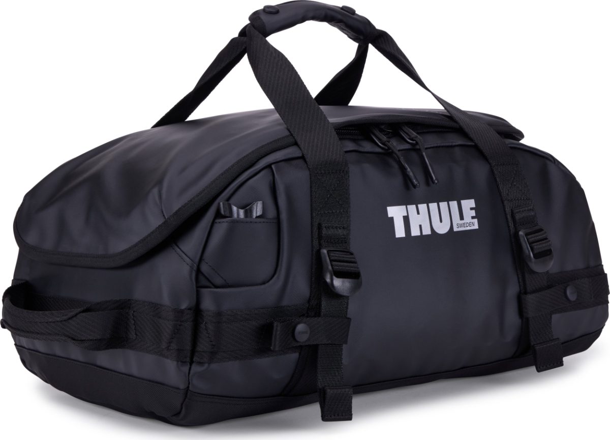 Duffel Bag, 30L, Chasm, Waterproof, Black