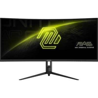 LCD Monitor, MSI, MAG 342CQR E2, 34", Gaming/Curved/21 : 9, Panel VA, 3440x1440, 21:9, 180 ??, 1 ms, MAG342CQRE2