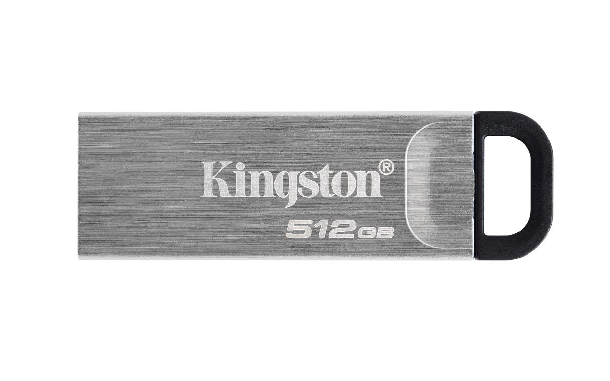 USB Flash Drive, DataTraveler Kyson, 512 GB, USB Type-A, Silver