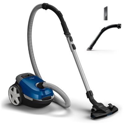 Vacuum Cleaner, PHILIPS, XD3110/09, Cordless/Bagged, 900 Watts, Capacity 3 l, Noise 79 dB, Black / Blue, Weight 4.6 kg
