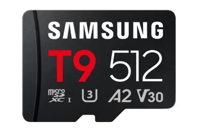 Samsung microSDXC UHS-I Card, T9, 512 GB, microSD, Flash memory class U3, V30, A2