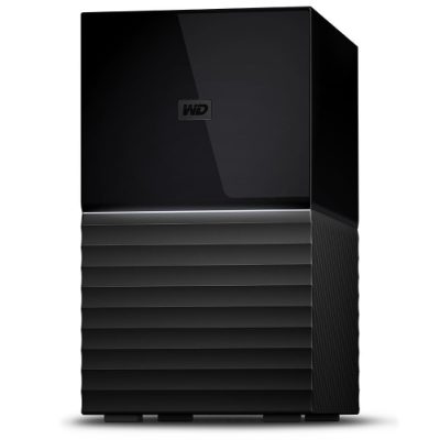 External HDD, WESTERN DIGITAL, My Book Duo, 16TB, USB-C, USB 3.0, Drives 2, Black, WDBFBE0160JBK-EESN