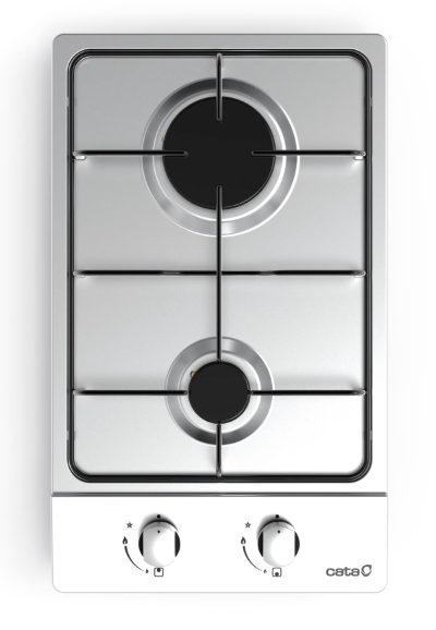 Hob, GI 3002 X, Gas, Number of burners/cooking zones 2, Rotary knobs, Stainless steel