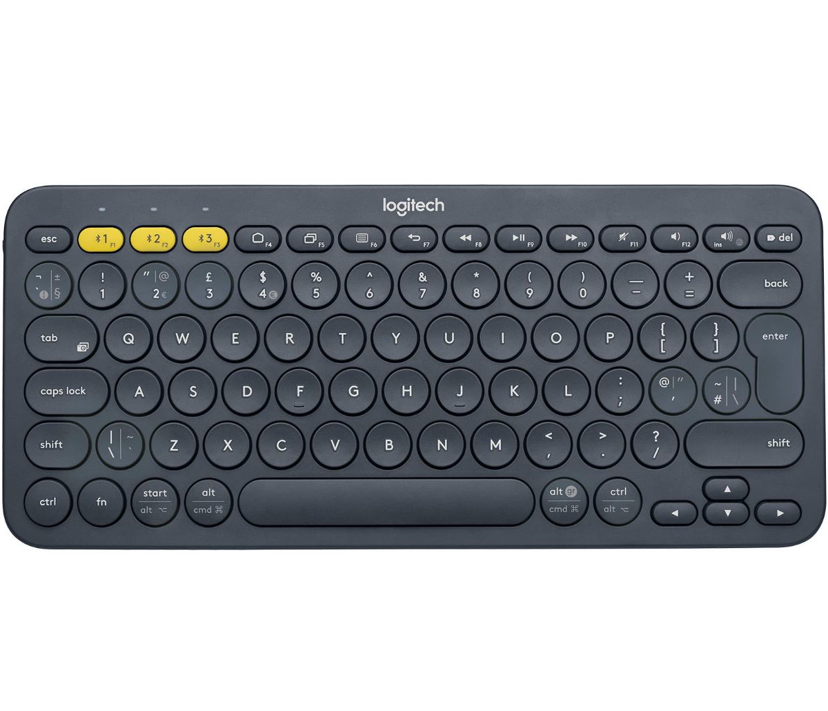 KEYBOARD BLUETH K380 RUS/DARK GREY 920-007584 LOGITECH