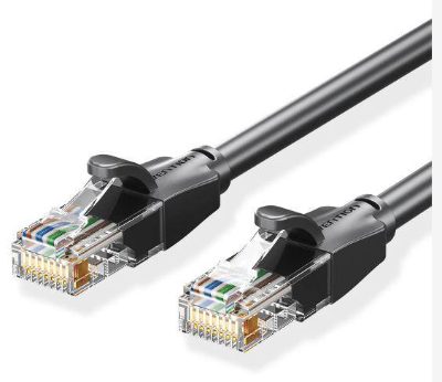 PATCH CABLE CAT.6 UTP/30M BLACK IBEBT VENTION