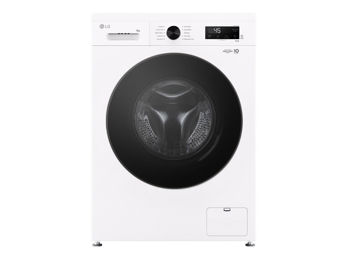 Washing machine, F4X1009NWB, Energy efficiency class A, Front loading, Washing capacity 9 kg, 1400 RPM, Depth 55 cm, Width 60 cm, Display, LED, Steam function, Direct drive, Wi-Fi, White