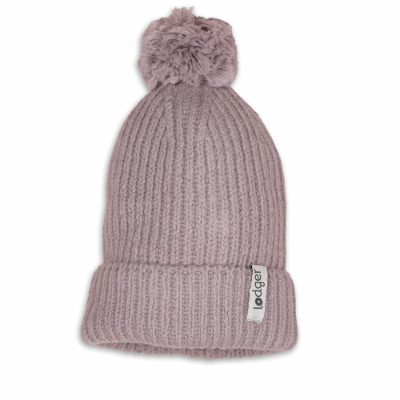 Lodger Hatter Folklore merino vilnas cepure, Rose, 6-12m