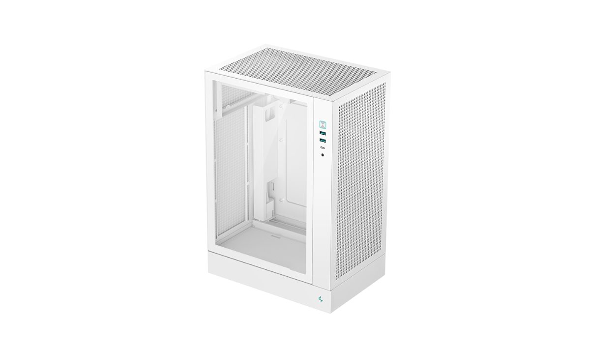 Deepcool Case, CH170 PLUS WH, White, Midi Tower