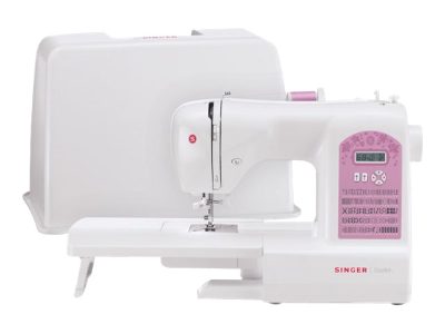 STARLET 6699, Number of stitches 100, Number of buttonholes 7, White