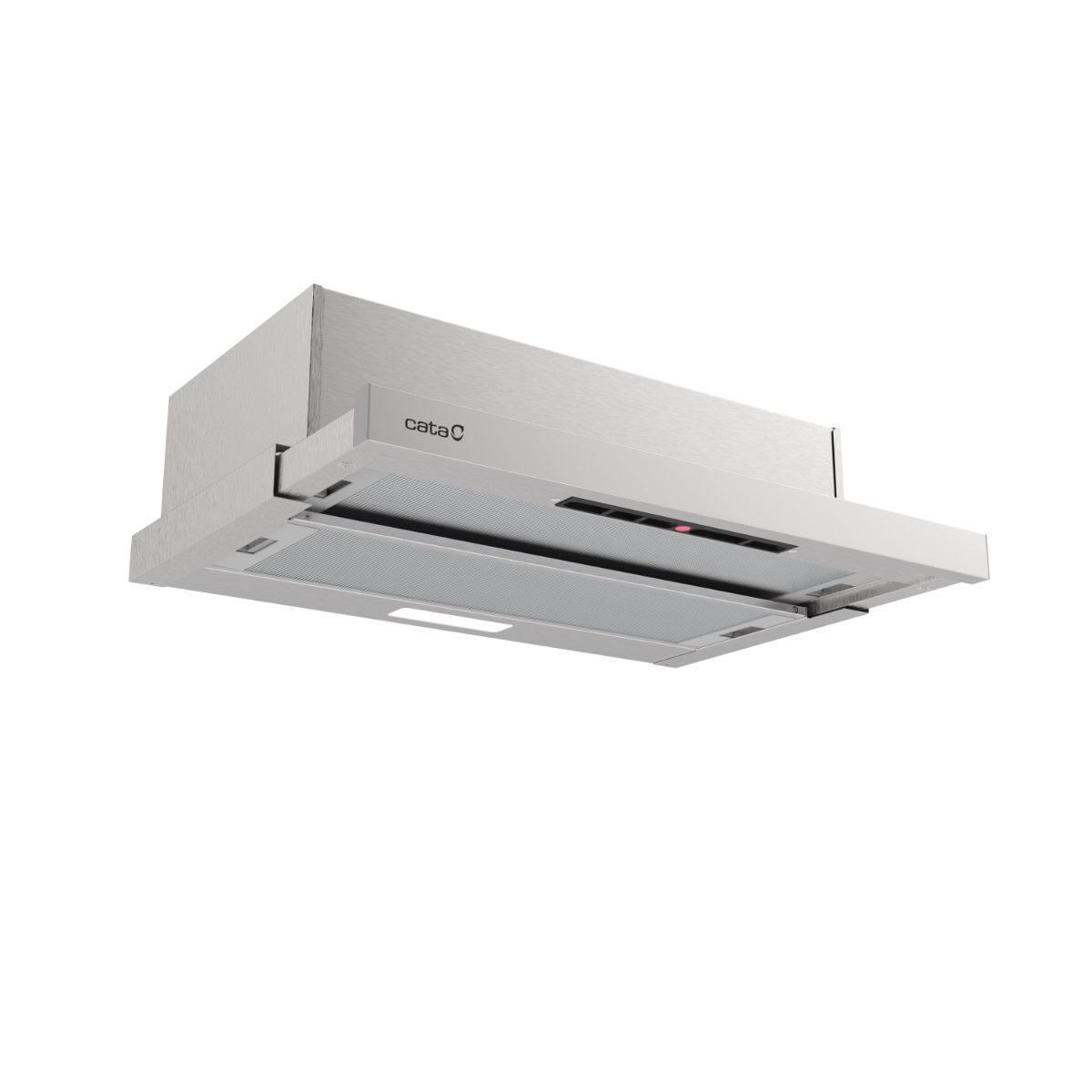 CATA Hood, TFK 6005 X, Telescopic, Energy efficiency class B, Width 60 cm, 360 m³/h, Mechanical, CSLED, Stainless steel
