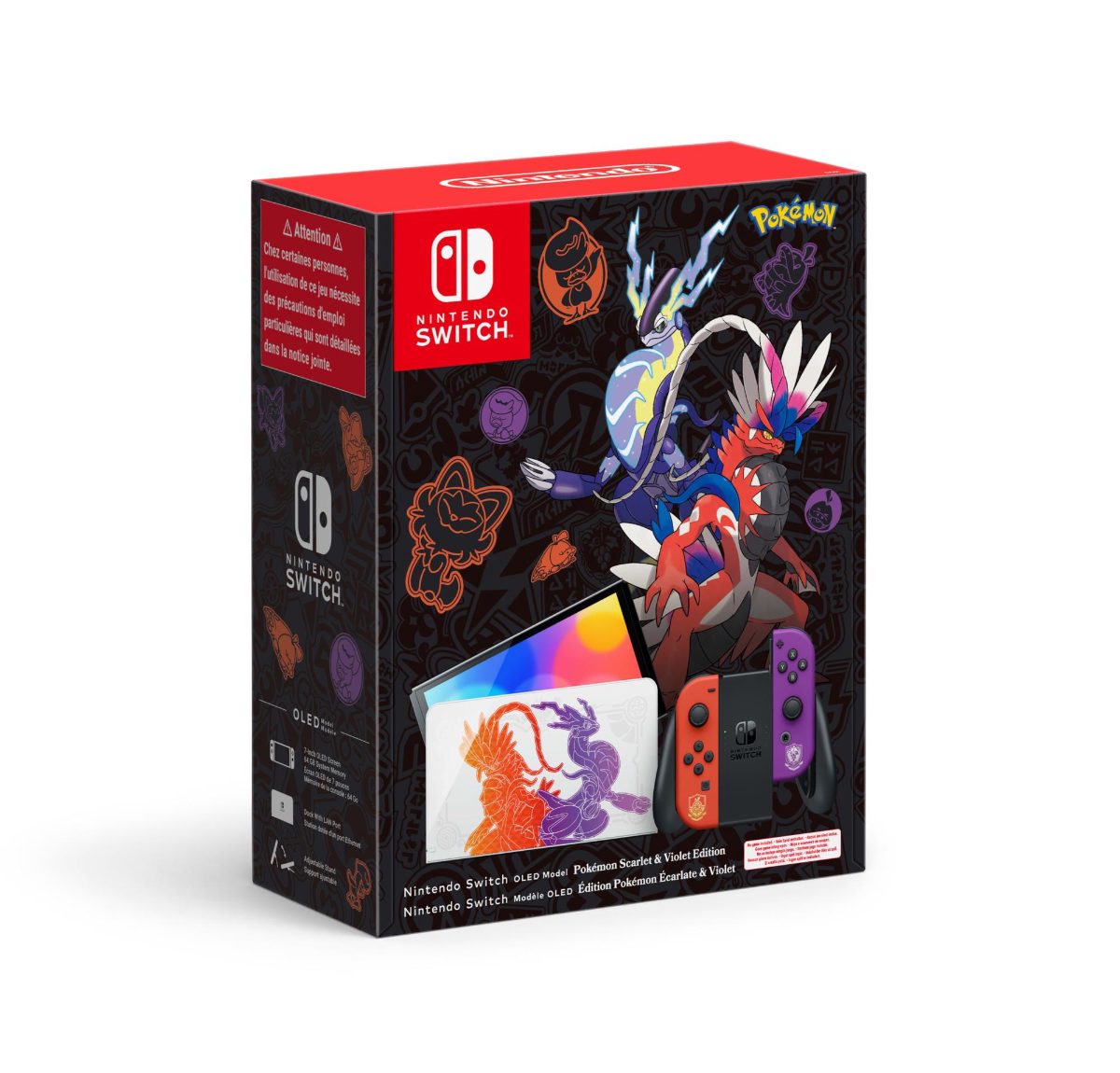 CONSOLE SWITCH OLED POKEMON/SCARLET/VIOLET 210304 NINTENDO
