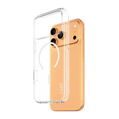 PanzerGlass Flagship Case, Back cover, Apple, iPhone 17 Pro Max, Recycled plastic, Transparent, Urban Explorer w. White MagSafe