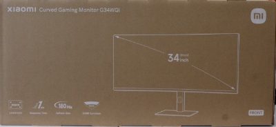 Xiaomi, G34WQi, 34 ", WQHD, 21:9, 180 Hz, 1 ms, 3440 x 1440 pixels, 350 cd/m², HDMI ports quantity 2, Black, Warranty 24 month(s)