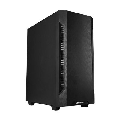 Case, CHIEFTEC, ELOX, MidiTower, Not included, ATX, MicroATX, MiniITX, Colour Black, AS-01B-OP