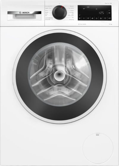 Washing Machine, WGG254ZWSN, Energy efficiency class A, Front loading, Washing capacity 10 kg, 1400 RPM, Depth 63 cm, Width 60 cm, Display, LED, Steam function, White