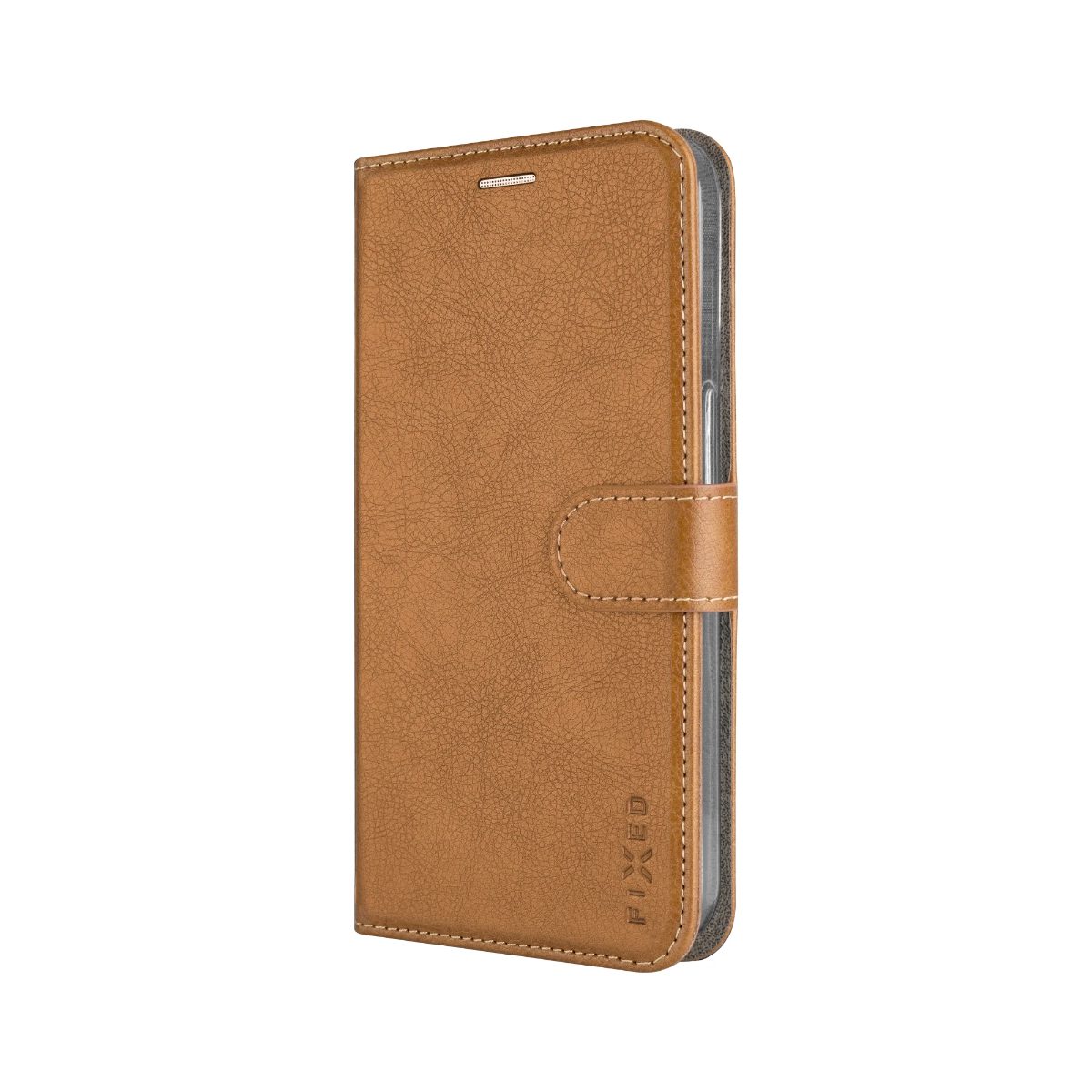 Fixed Opus, Book Case, Samsung, Galaxy A37 5G, Synthetic leather, Brown