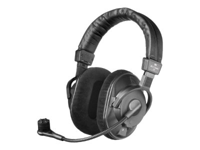 Headset with Condenser Microphone, without a Connection Cable, DT 297 PV MK II, Built-in microphone, Black